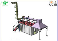 Εξοπλισμός δοκιμής πυρκαγιάς ποσοστού απελευθέρωσης θερμότητας στην πλήρη δοκιμή 6 KW 380v γωνιών δωματίων κλίμακας
