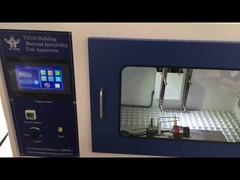 Μηχανή δοκιμής εύφλεκτης ικανότητας οικοδομικών υλικών με μία πηγή φλόγας ISO 11925-2