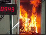 Καίγοντας συσκευές δοκιμής χαρακτηριστικών επιφάνειας οικοδομικών υλικών ASTM E84