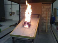 Εξωτερικός εξοπλισμός δοκιμής πυρκαγιάς έκθεσης στεγών ASTM E108 για το ξύλινο κάψιμο