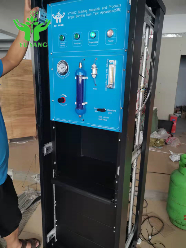 Το EN 13823 GB/T 20284 ενιαίος καίγοντας ελεγκτής για τα οικοδομικά υλικά οριζόντια