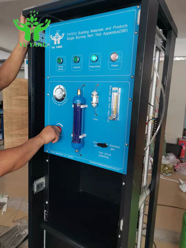 Το EN 13823 GB/T 20284 ενιαίος καίγοντας ελεγκτής για τα οικοδομικά υλικά οριζόντια