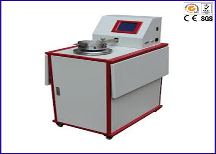 ASTM D737 ISO 9237 εξοπλισμός δοκιμής διαπερατότητας αέρα υφάσματος επίδειξης LCD πλήρως αυτόματος υφαντικός
