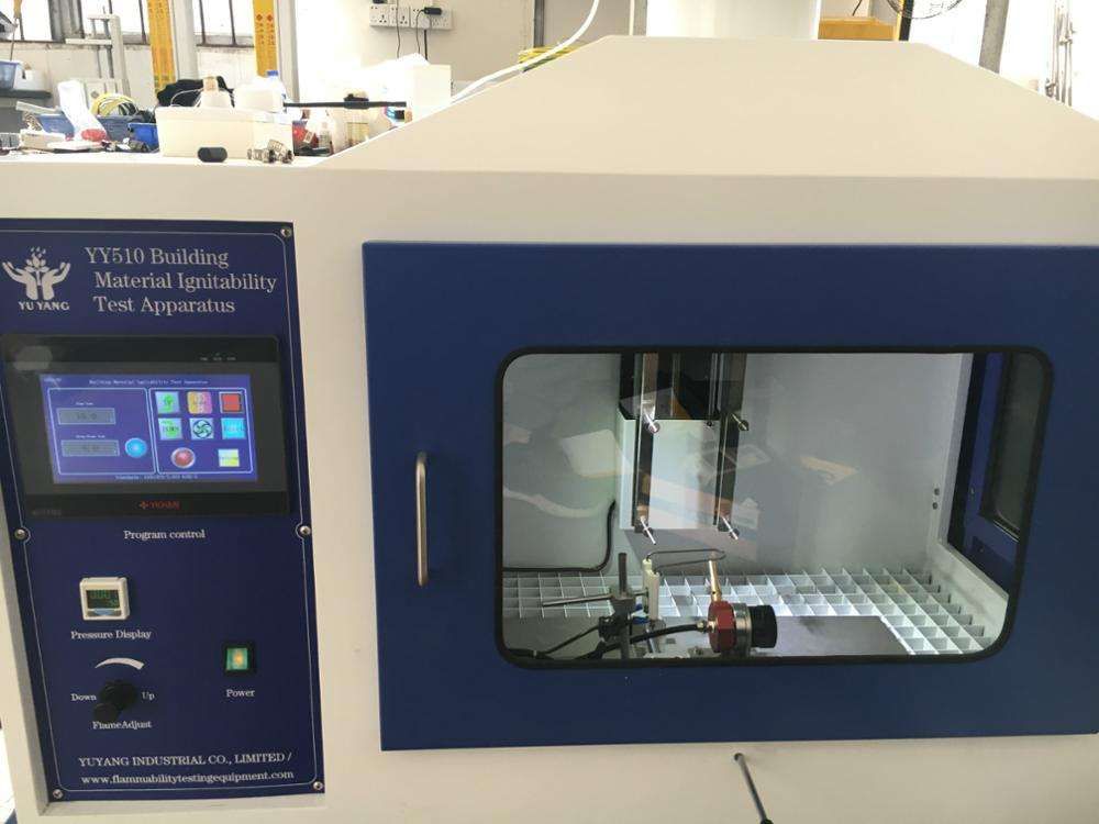 Εξοπλισμός Δοκιμών Εύφλεκτης Ικανότητας Συμμορφούμενος με το Πρότυπο EN ISO 11925-2 για την Ταξινόμηση Δομικών Κατασκευών