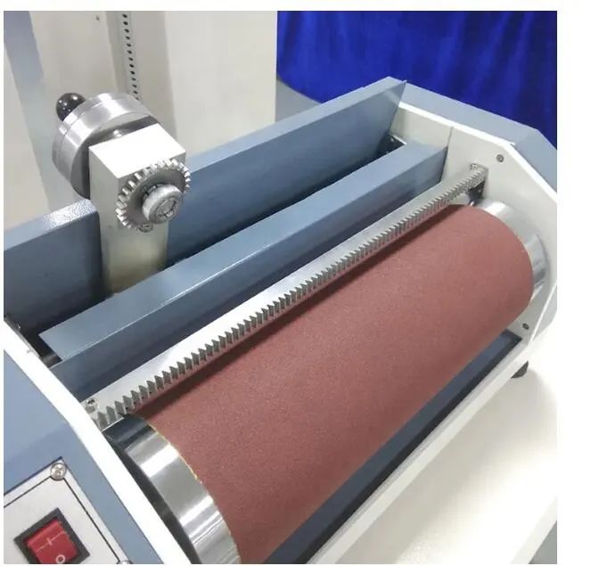 Μηχανή δοκιμής αποσβέσεως DIN, όργανο δοκιμής υφασμάτων που συμμορφώνεται με το πρότυπο ISO 4649 για την καταμέτρηση των αποτελεσμάτων