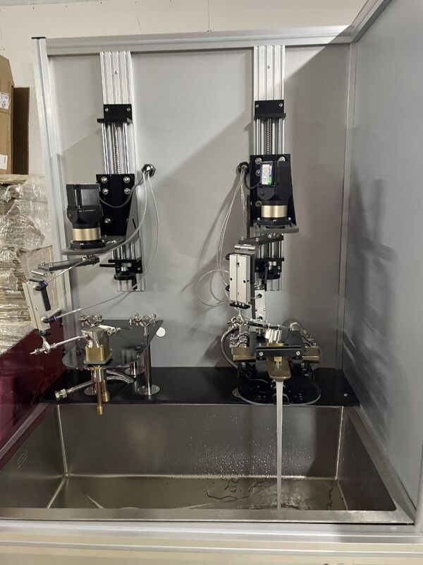 EN817 Επαγγελματικός δοκιμαστής ζωής διακόπτη βρύσης, αυτόματη κυκλοφορία νερού με θέρμανση, ταυτόχρονη δοκιμή δύο σταθμών για την αξιολόγηση της αντοχής της βρύσης