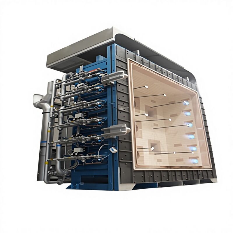 ISO 834 BS 476 Part 20&22 Φούρνος Δοκιμής Αντοχής στη Φωτιά για Δομικά Υλικά και Κατασκευές σε Κτακόρυφη Θέση