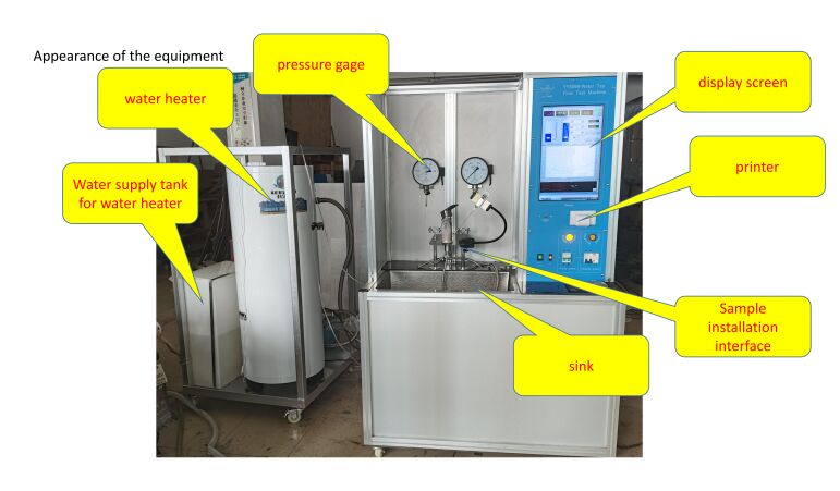 EN817 Water Flow Testing Equipment Multi-Functional High Pressure Flow Tester with Real-Time Monitoring & Data Recording