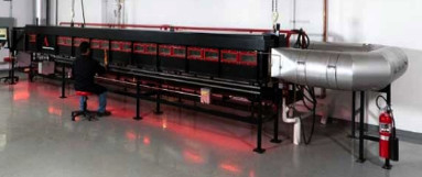 12 ευφλέκτου KW εξοπλισμού δοκιμής UL 910/NFPA 262 οριζόντιες συσκευές δοκιμής σηράγγων Steiner