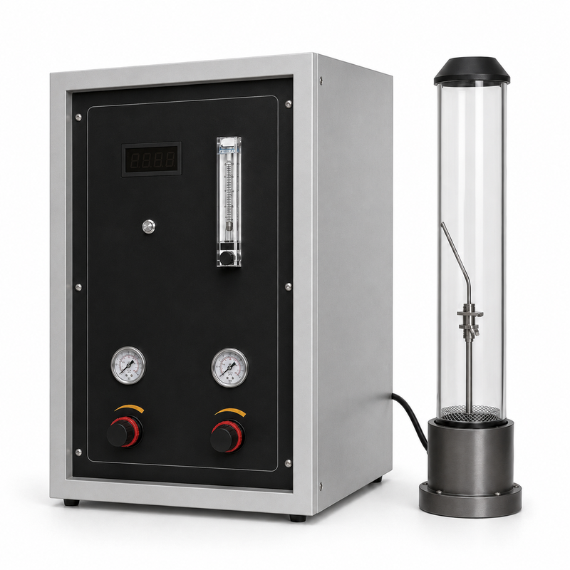 ASTM D2863 Digital Oxygen Index Tester LOI Flammability Testing Machine for Plastic Rubber Cable Materials Laboratory Safety