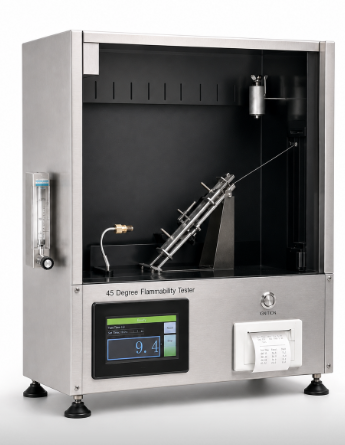 ASTM D1230 16 CFR 1610 Vertical Flammability Tester Textile Fabric Flame Test Machine for Lab Quality Control
