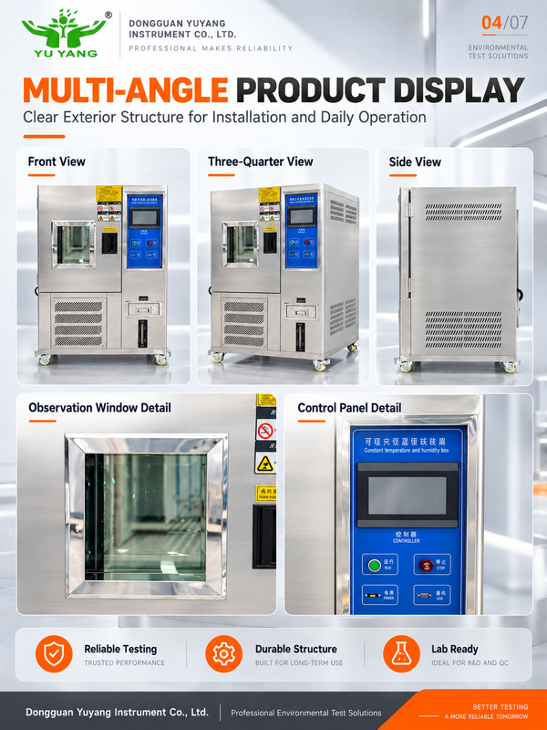 Constant Temperature And Humidity Test Chamber 80L 150L 225L Programmable Climate Environmental Test Chamber