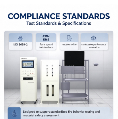 Vertical Flame Spread Test Apparatus Fire Reaction Testing Machine for Building and Transportation Products