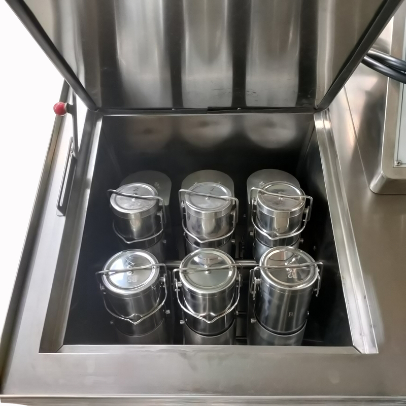 Φλυτζάνι ελεγκτών 1200ml σταθερότητας χρώματος ISO105 AATCC 61 Rotawash για το κλωστοϋφαντουργικό προϊόν