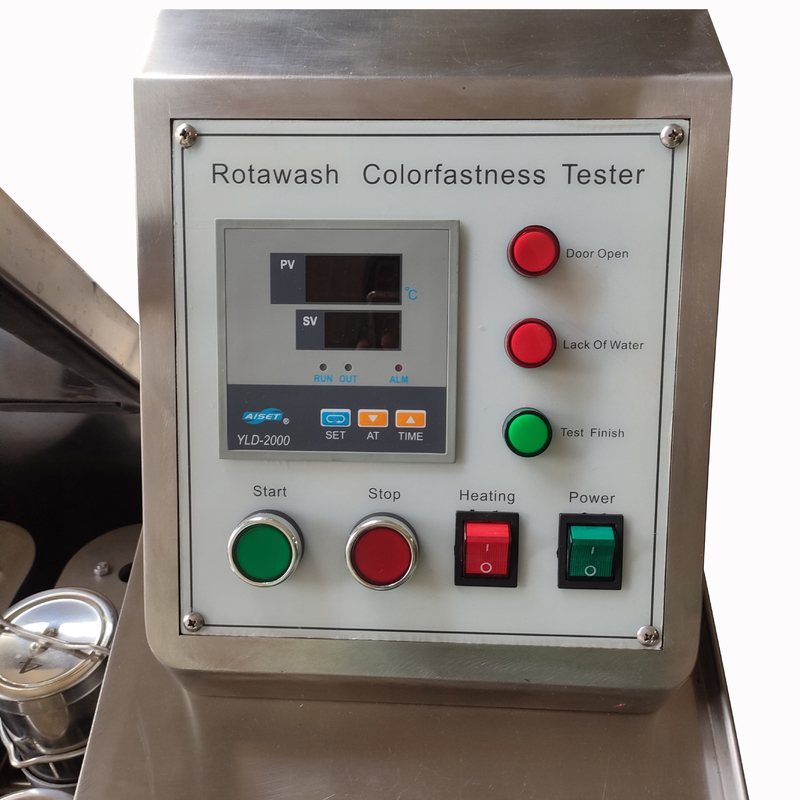 Χρώμα Rotawash ελεγκτών σταθερότητας πλύσης ελέγχου οθόνης αφής AATCC
