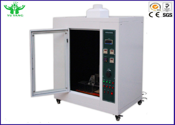 Ηλεκτρική χρήση 1100 × 800 × 1350mm εργαστηρίων εξεταστικού εξοπλισμού ευφλέκτου καλωδίων πυράκτωσης